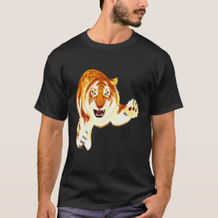 Camiseta Tigre dorado Panthera Tigris Rare Gato grande