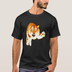 Camiseta Tigre Dorado Panthera Tigris Raro Gran Felino