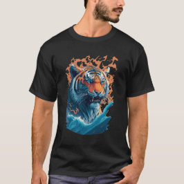 Camiseta Tigre en agua - regalo perfecto para el amante de
