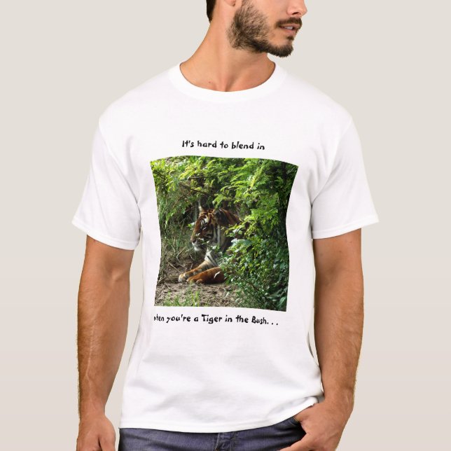 Camiseta Tigre en Bush (Anverso)