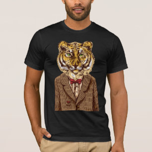 Camiseta Tigre en desgaste de la tarde