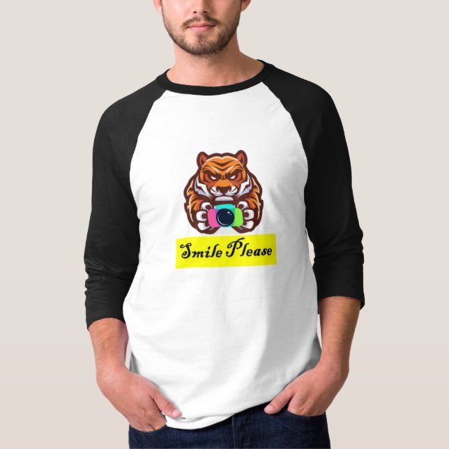 Camiseta Tigre en el Prowl (¡con cámara!) (Anverso)
