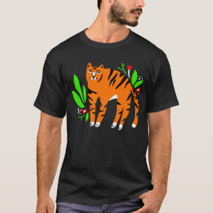 Camiseta Tigre en flores