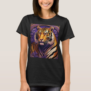 Camiseta Tigre en morado