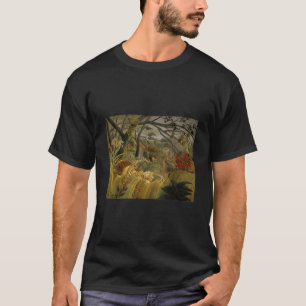Camiseta Tigre En Tormenta Tropical Sorprendido Por Henri R