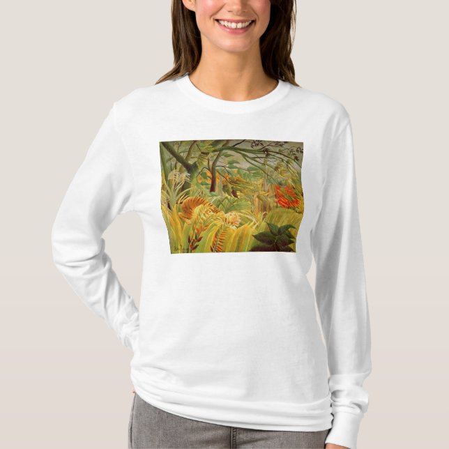 Camiseta Tigre en una tormenta tropical 1891 (Anverso)