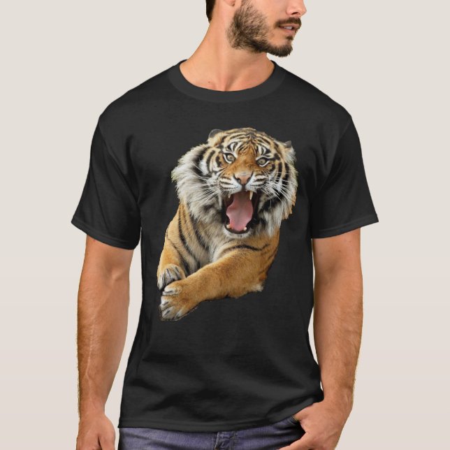 Camiseta Tigre enojado (Anverso)
