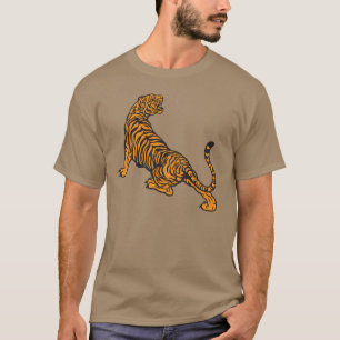 Camiseta tigre enojado