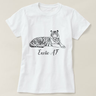 Camiseta Tigre "exótico AF"