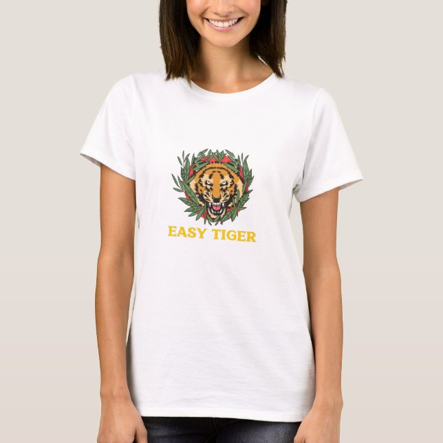 Camiseta Tigre fácil (Anverso)