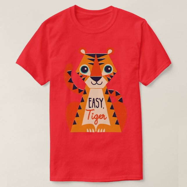Camiseta Tigre fácil (Diseño del anverso)