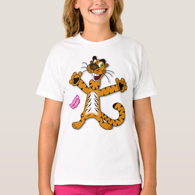 Camiseta Tigre feliz (Anverso)
