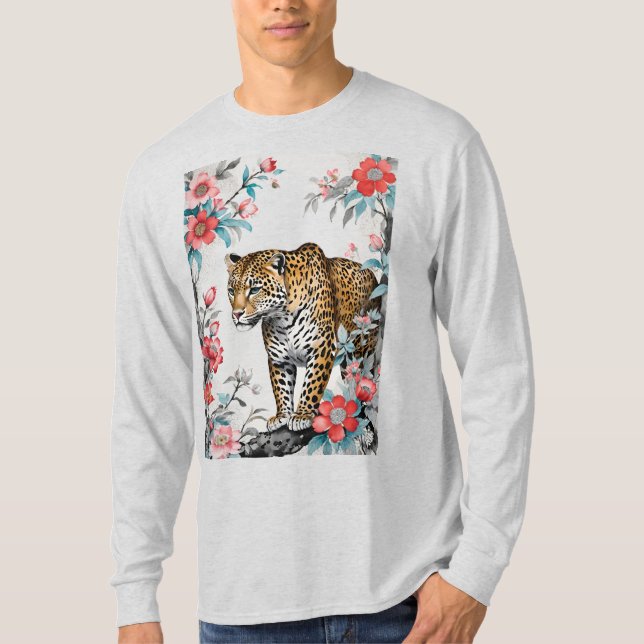 Camiseta Tigre Floral Regio (Anverso)