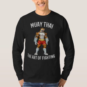 Camiseta Tigre Fuerte De Boxeo Muay Thai Y Tailandés