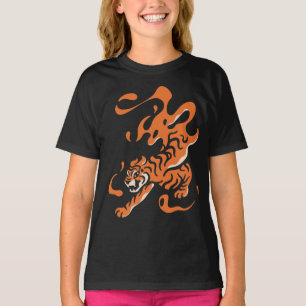 Camiseta Tigre furioso: diseño audaz asiático
