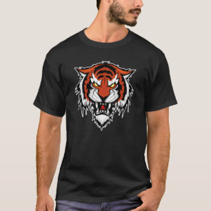 Camiseta Tigre furioso Gran Gato Malvado Bestia Depredador 