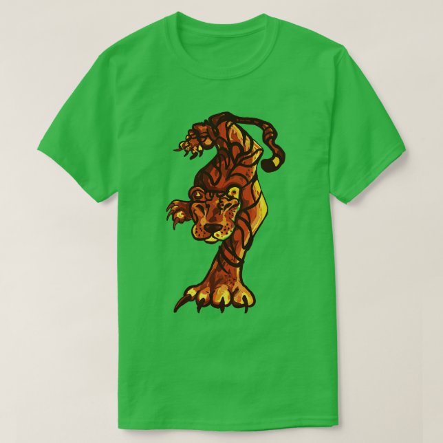 Camiseta Tigre galopante (Diseño del anverso)
