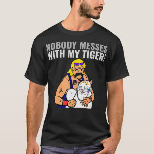 Camiseta Tigre gracioso con papá Rey de la Selva Eótico