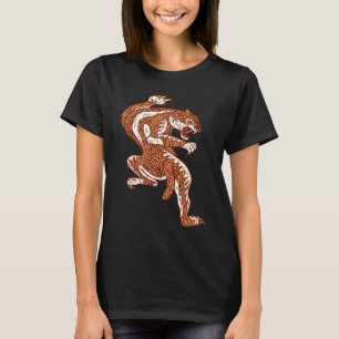 Camiseta Tigre grande del tigre del Mandala Saber tigre den