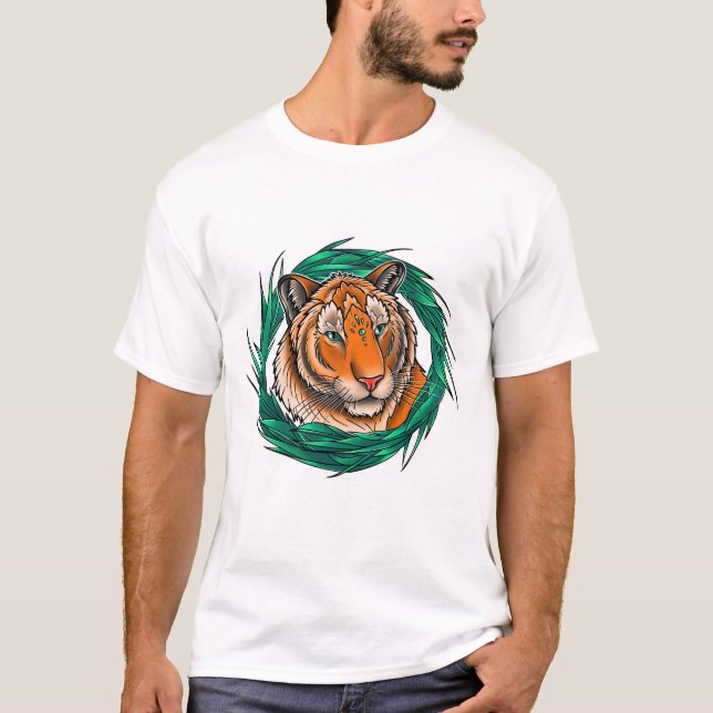 Camiseta Tigre Grassy (Anverso)
