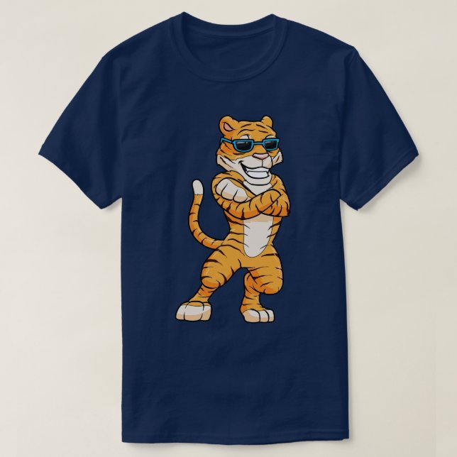 Camiseta Tigre Guay con gafas de sol (Diseño del anverso)