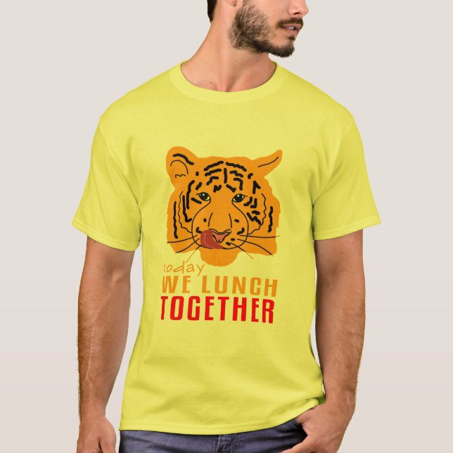 Camiseta Tigre - Hoy Almorzamos juntos (Anverso)