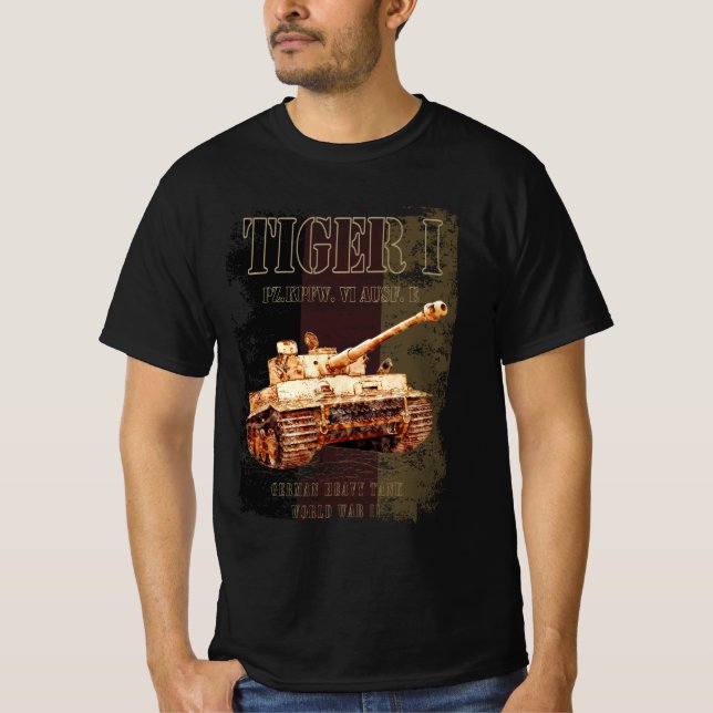 Camiseta Tigre I de tanque pesado alemán de la Segunda Guer (Anverso)