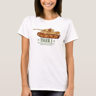 Camiseta Tigre I Guerra Mundial Dos Tanque Pesado Alemán Pa