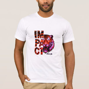 Camiseta Tigre 'IMPACTO' - Estética Dorada Audaz