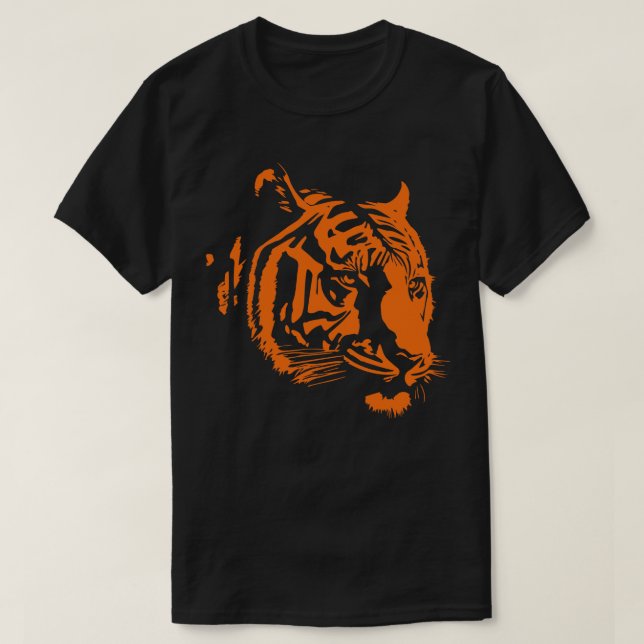 Camiseta tigre intrépido (Diseño del anverso)