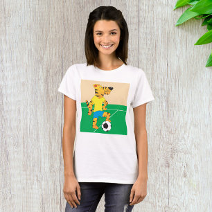 Camiseta Tigre jugando al fútbol