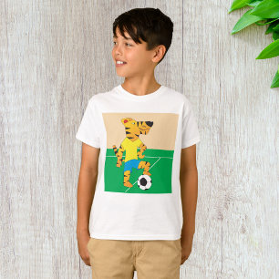 Camiseta Tigre jugando al fútbol