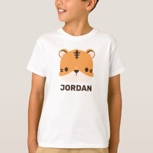 Camiseta Tigre lindo con nombre personalizado