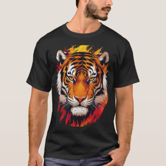 Camiseta Tigre majestuoso - símbolo de poder, coraje y fuer