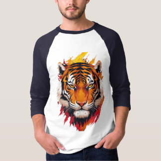 Camiseta Tigre majestuoso - símbolo de poder, coraje y fuer