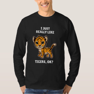 Camiseta Tigre, Me Gusta Realmente Tigres.