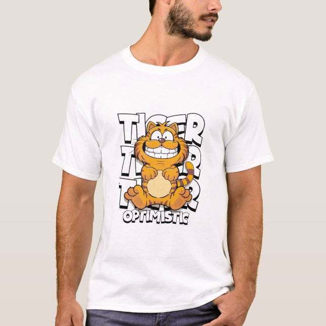 Camiseta Tigre Optimista (Anverso)