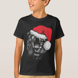 Camiseta Tigre Para Mujeres Hombres Y Niños Tigre Santa Nav