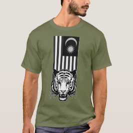 CAMISETA TIGRE PATRIOTA DE LIBERTAD NEGRO Y BLANCO