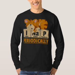 Camiseta Tigre Periódico De La Tabla Periódica De Los Anima
