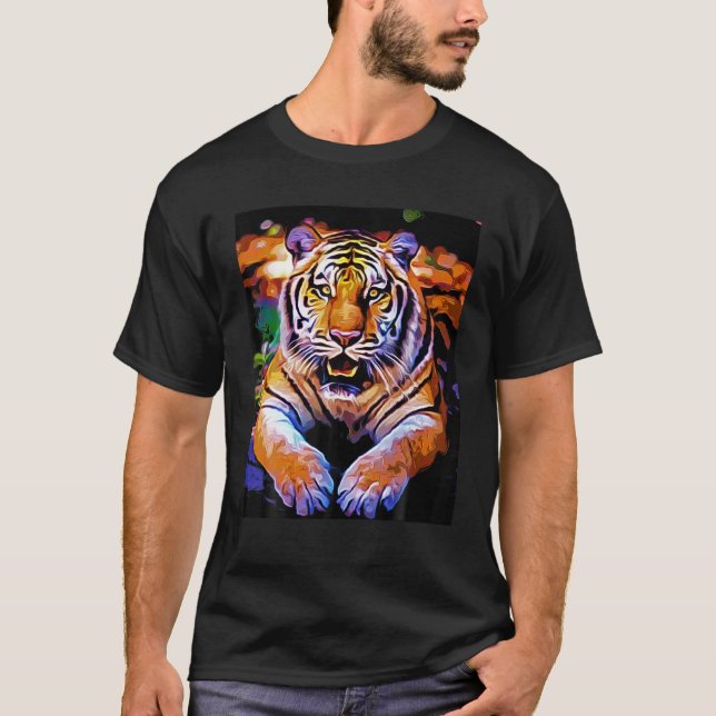 Camiseta Tigre pintado (Anverso)