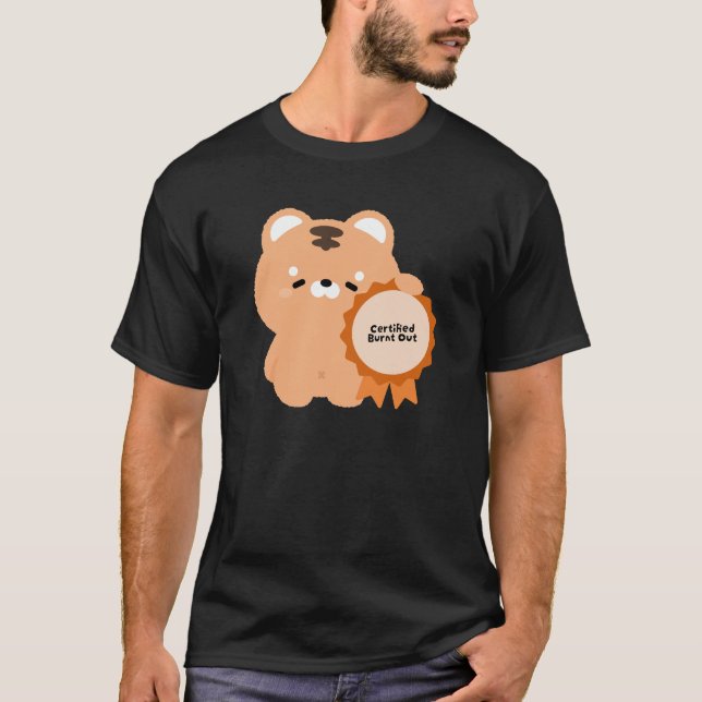 Camiseta Tigre Quemado Certificado (Anverso)