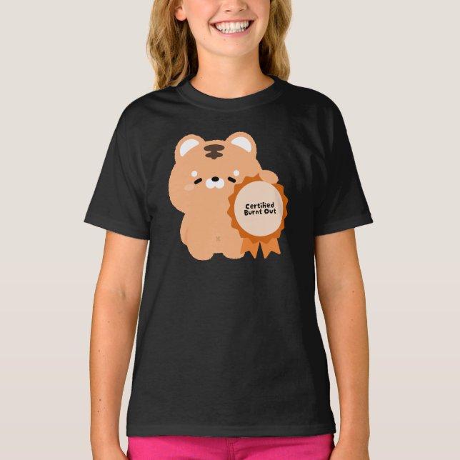 Camiseta Tigre Quemado Certificado (Anverso)