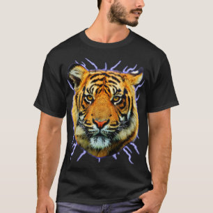Camiseta Tigre relámpago de los años 90