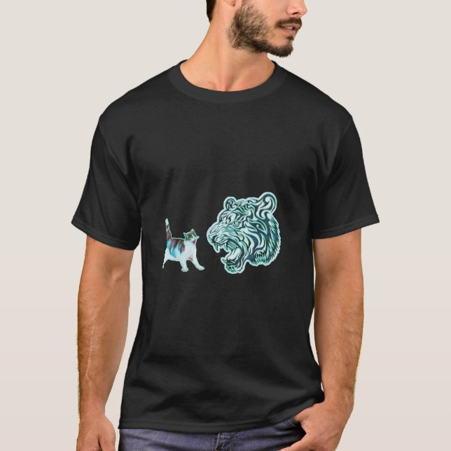 Camiseta Tigre, rey de la selva y animales (Anverso)