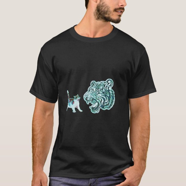 Camiseta Tigre, rey de la selva y animales (Anverso)