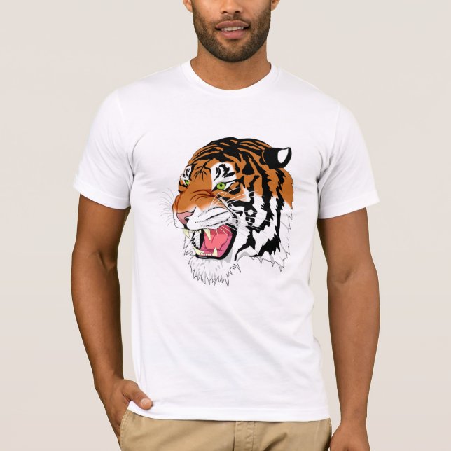 Camiseta Tigre Rugiente (Anverso)
