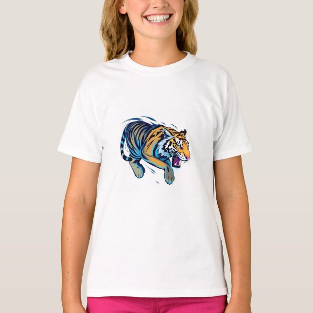 Camiseta Tigre Saltarín (Anverso)