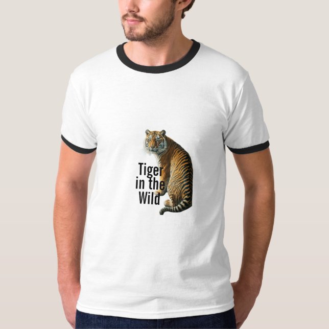 Camiseta "Tigre salvaje" (Anverso)