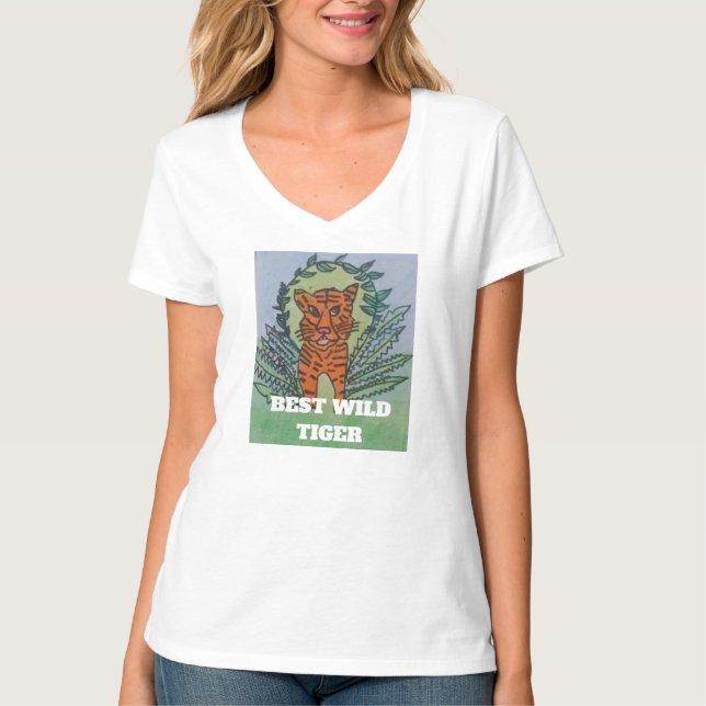 Camiseta Tigre salvaje (Anverso)